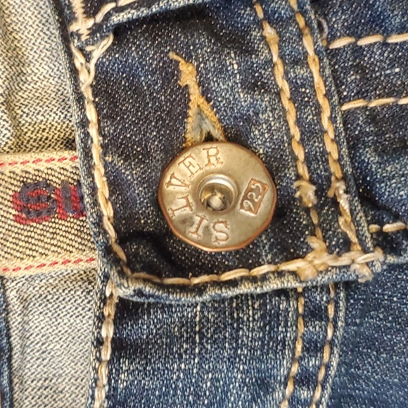 Mens Silver Jeans 925 Series Gordie 33x34 - Picture 7 of 12